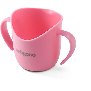 

BabyOno Ergonomický tréninkový hrnek 120 ml, růžový