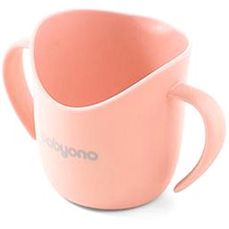 

BabyOno Ergonomický tréninkový hrnek 120 ml, broskvový