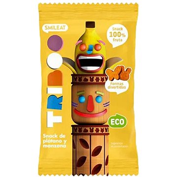 

SMILEAT Bio 100% ovocné měkké bonbónky jablko a banán 25 g