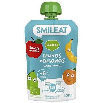 

SMILEAT Bio ovocná kapsička broskev, banán, jablko a hruška 100 g