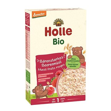 

HOLLE Bio musli s kousky jahod a malin 200 g
