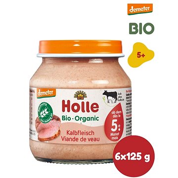 

HOLLE Bio Demeter telecí maso 6 × 125 g