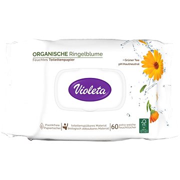 

VIOLETA Vlhčený toaletní papír pro citlivou pokožku 60 ks