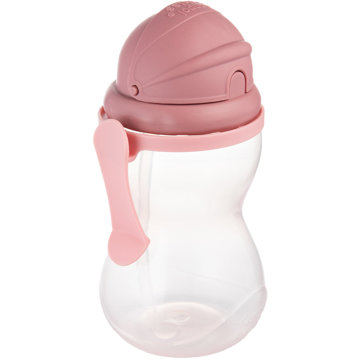 

Canpol babies Láhev sportovní se slámkou 370 ml růžová