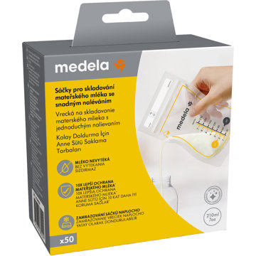

MEDELA Easy Pour sáčky na skladování mléka 210 ml, 50 ks
