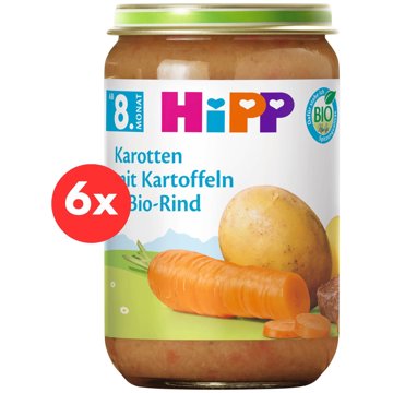 

HiPP BIO Brambory, zelenina a hovězí maso 6× 220 g