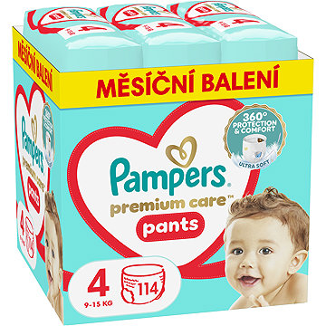 

PAMPERS Premium Care Pants vel. 4 (114 ks)