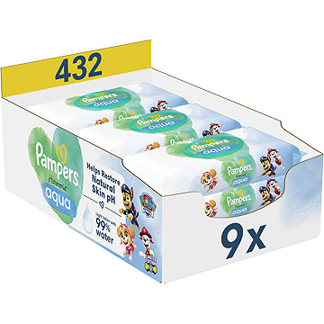 

PAMPERS Harmonie Aqua Baby 9× 48 ks