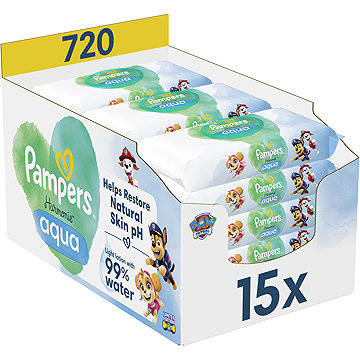 

PAMPERS Harmonie Aqua Baby 15× 48 ks