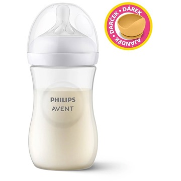 

Philips AVENT Natural Response 260 ml, 1m + dárek Petite&Mars miska 6m+