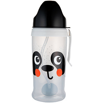 

Canpol babies Nevylévací hrneček se slámkou a závažím BabiesBoo 350 ml Panda