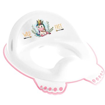 

TEGA BABY adaptér na WC jednorožec, bílá/růžová