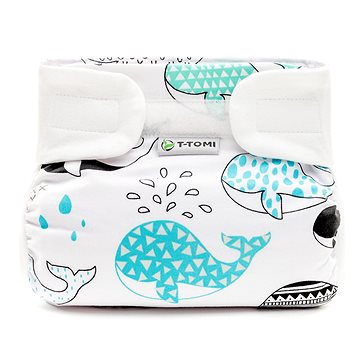 

T-TOMI ortopedické abdukční kalhotky - suchý zip, Whales (3 – 6 kg)