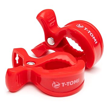 

T-TOMI klip 2 ks, Red