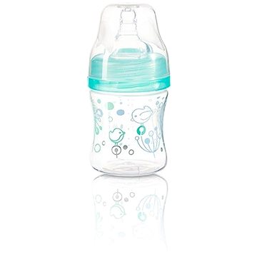 

BabyOno Antikoliková lahev se širokým hrdlem zelená, 120 ml