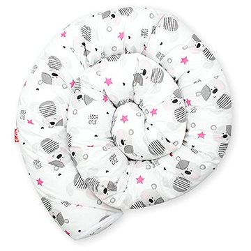 

SCAMP Válec 180 cm, white grey bears