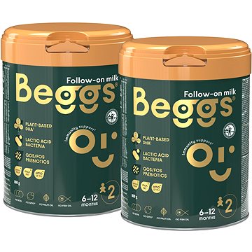 

Beggs 2 pokračovací mléko (2× 800 g)