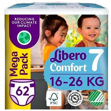 

Libero Comfort 7 Mega Pack (62 ks) 16 – 26 kg