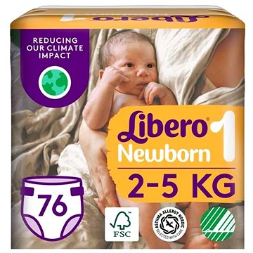 

Libero Newborn 1 Jumbo (76 ks) 2 – 5 kg