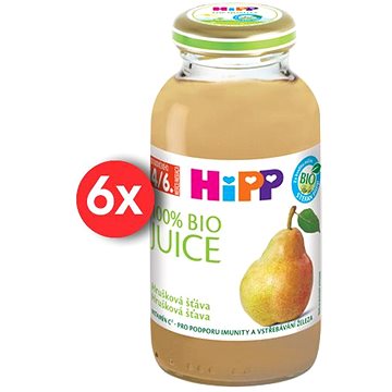 

HiPP BIO Hrušková šťáva 6× 200 ml