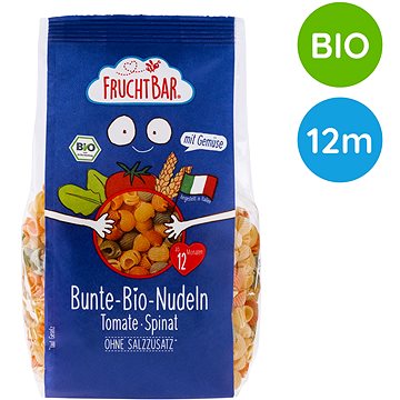 

FruchtBar BIO těstoviny s příchutí rajčat a špenátu 300 g