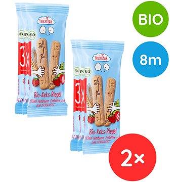 

FruchtBar BIO špaldové máslové tyčinky s jahodami 6× 30 g