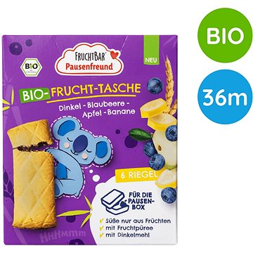 

FruchtBar BIO špaldové taštičky jablko, borůvky a banán 6× 22 g