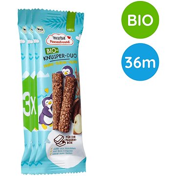

FruchtBar BIO křupavé ovesné tyčinky s jablkem, kakaem a vanilkou 3× 23 g