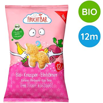 

FruchtBar BIO křupky jednorožec kukuřice, banán,malina a řepa 30 g