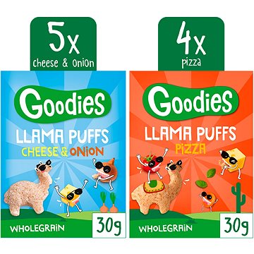 

Goodies křupky Lama mix příchutí 9× 30 g