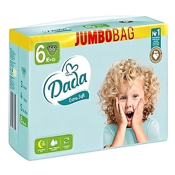 

DADA Jumbo Bag Extra Soft vel. 6, 66 ks