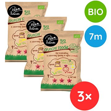 

Petra & Friends BIO špaldové hvězdičky s rýží a řepou 3× 30 g