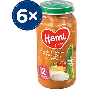 

Hami Špagety s mořskou štikou, rajčaty a cuketou 6× 250 g