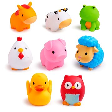 

Munchkin stříkající zvířatka do koupele, farma, 8 ks