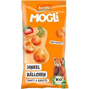 

MOGLi BIO špaldové kuličky s rajčaty a mrkví (certifikace Demeter) 40 g