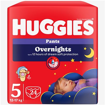 

HUGGIES Overnights Pants vel. 5 (24 ks)