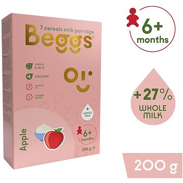 

Beggs mléčná 7 zrnná kaše jablečná (200 g)