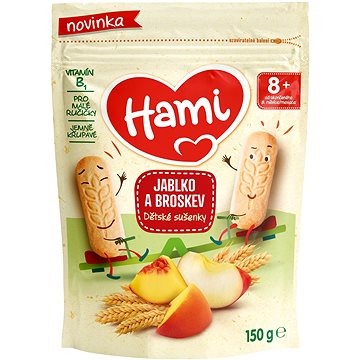 

Hami dětské sušenky jablko a broskev 150 g