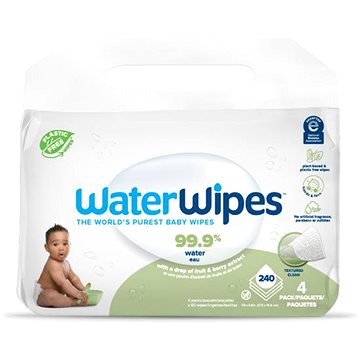 

WATERWIPES Soapberry bez obsahu plastů 240 ks (4× 60 ks)