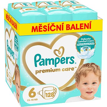 

PAMPERS Premium Care Vel. 6 (128 ks)