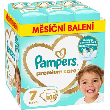 

PAMPERS Premium Care Vel. 7 (108 ks)