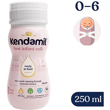 

Kendamil Tekuté počáteční kojenecké mléko 1 (250 ml)