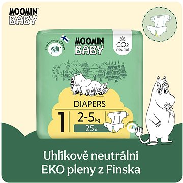 

Moomin Baby 1 Newborn 2–5 kg (25 ks)