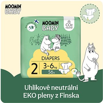 

Moomin Baby 2 Newborn 3–6 kg (56 ks)