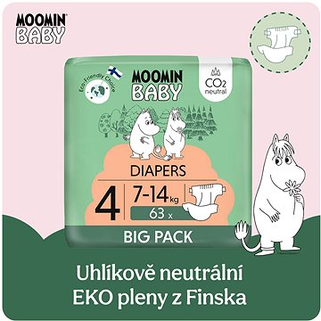 

Moomin Baby 4 Maxi 7–14 kg (63 ks)