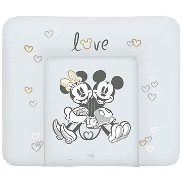 

CEBA BABY přebalovací podložka měkká na komodu 85 × 72 cm, Disney Minnie & Mickey Grey