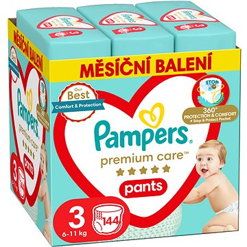 

PAMPERS Premium Care Pants Vel. 3 (144 ks)