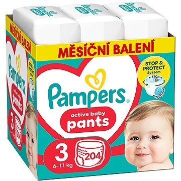 

PAMPERS Pants Vel. 3 (204 ks)
