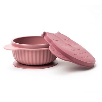 

innoGIO silikonová miska s víčkem GIOfresh Owl Pink