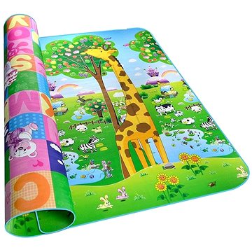 

Sun baby Hrací podložka oboustranná ZOO 200×180×0,5 cm